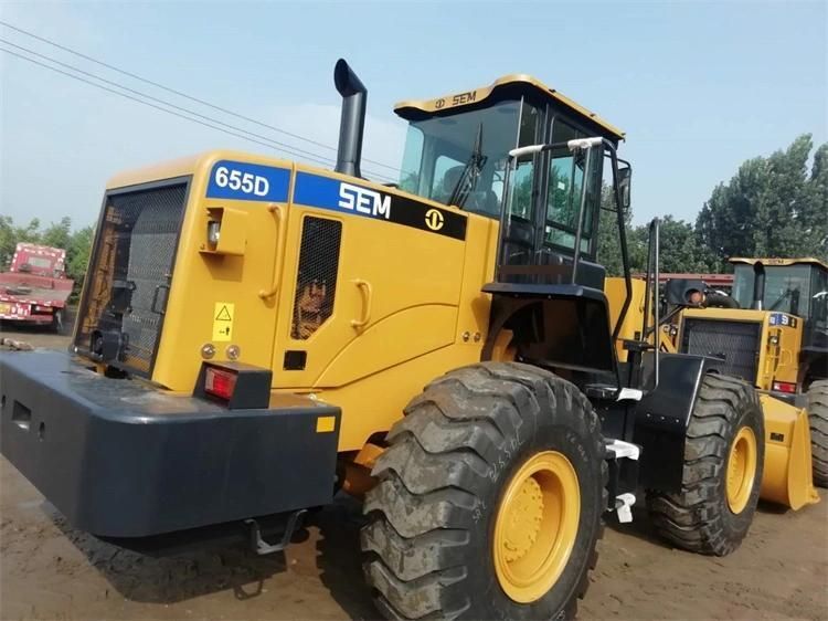 Sem655D 5000kg 3m3 Front End Hydraulic Wheel Loader Weichai Engine