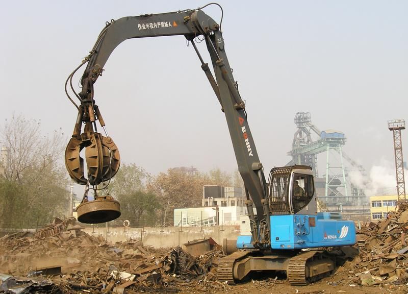 China Wzyd46-8c Bonny 46 Ton Hydraulic Material Handler with Magnet Devices
