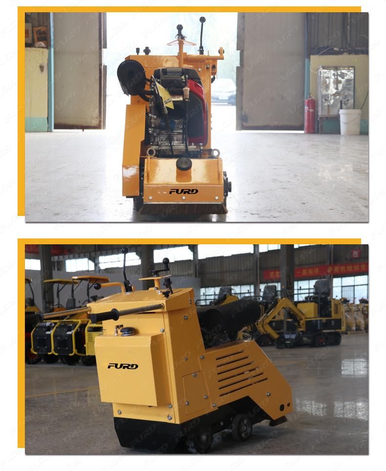 Gasoline Road Milling Machine Portable Mini Walk-Behind Concrete Scarifier for Sale