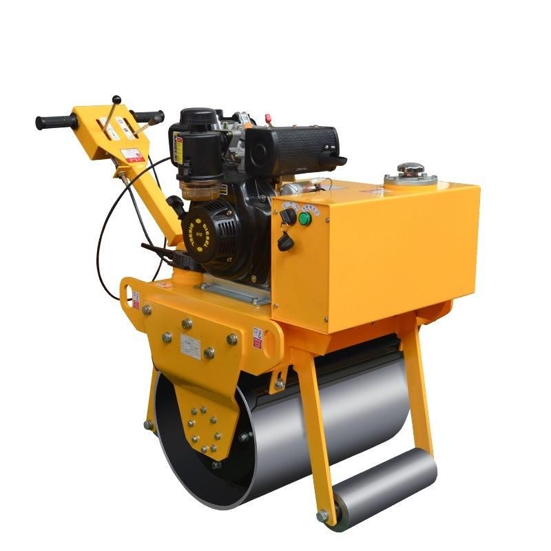 Small Walk Behind Asphalt Single Drum Rollers Fyz-600 325kg Mini Vibratory Road Roller with CE