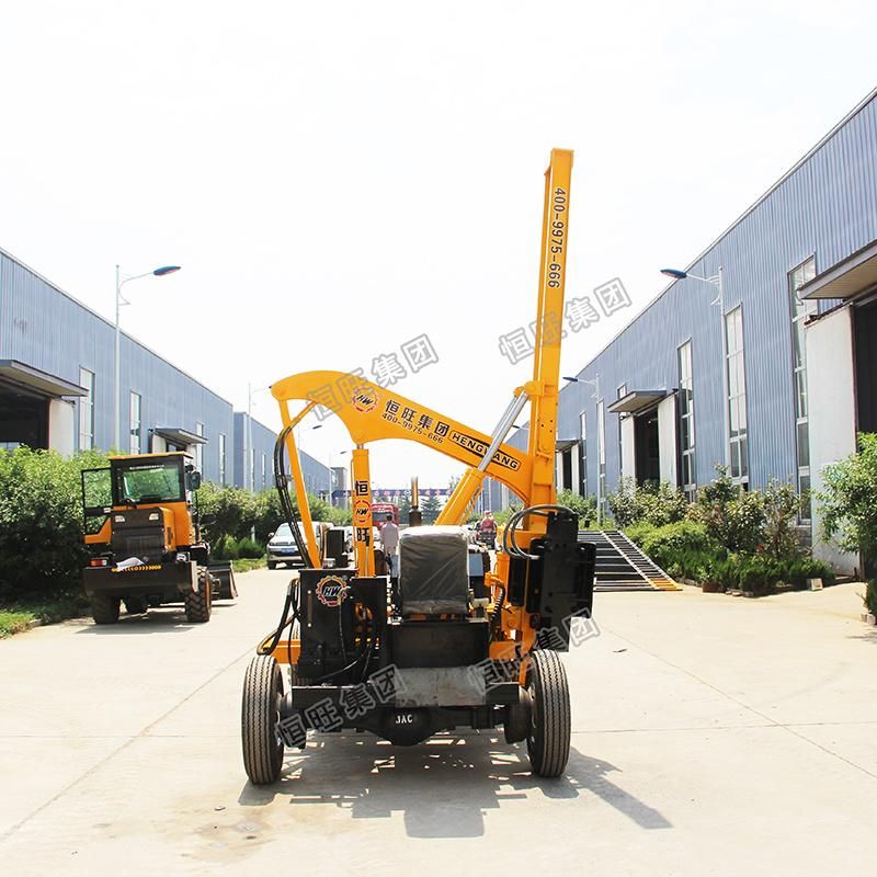 Hydraulic Traffic Crash Barrier Installation Machine