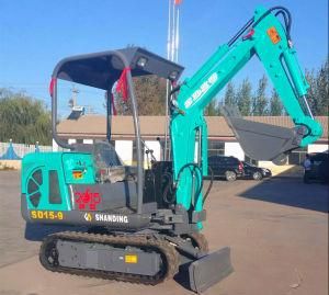 2017 New Excavator Small 1.5t Excavator for Sale