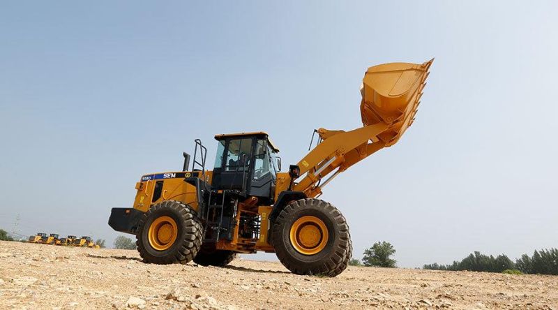 Sem Front Loader Sem658d Wheel Loader with Cummins Engine