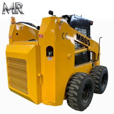 Chinese Manufacturer 65HP Multifunction 1ton Mini Compact Skid Steer Loader