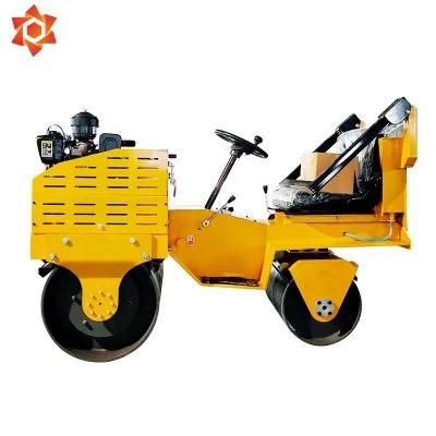 Diesel Double Machinery Single Drum Vibratory New Hand Compact Road Roller