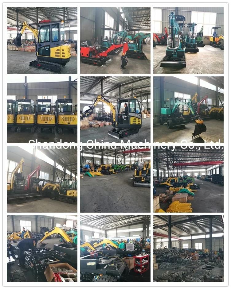 Mini Excavator 1 Ton Small Digger/Micro Digger/Hydraulic Excavator Machine with 0.025 Cbm Bucket