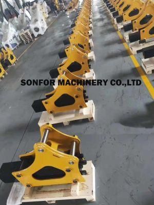 Silenced Side Type Excavator Breaker Hammer Hydraulic Rock Breaker