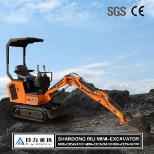 1ton 2ton Mini Excavator with CE Certificate Crawler Excavator for Sale
