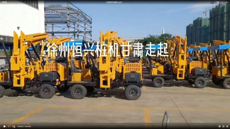 Highway Barriers Installation Machine Pile Driver Road Project Piling Equipment