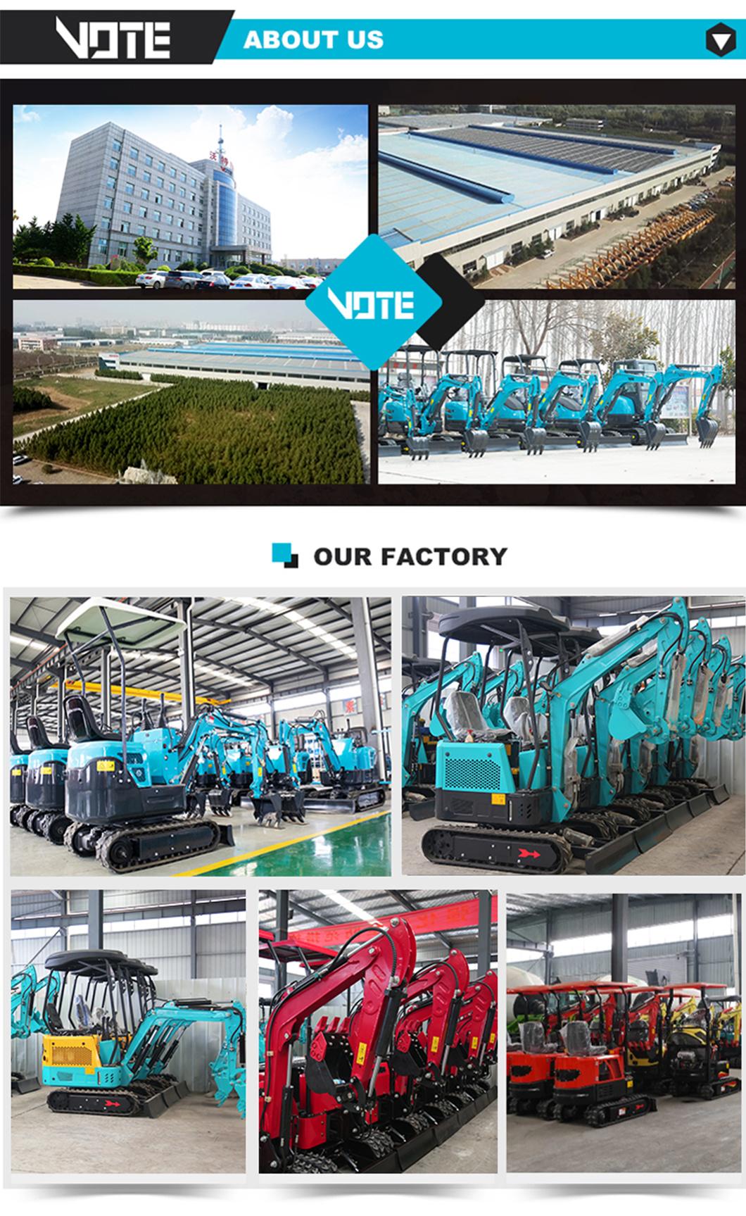 Cheaper Price 1000kg Hydraulic Mini Excavator Digger Loader Chinese Mini Excavator for Sale