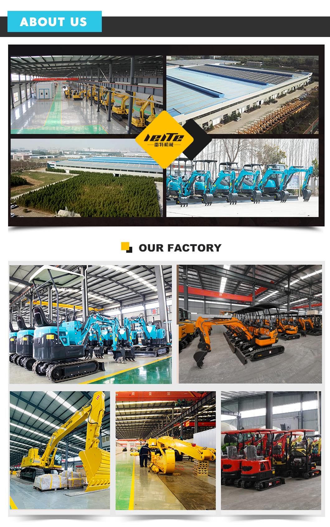 China 0.8 Ton Crawler Mini Excavators Price Home Orchard Greenhouse Farm Courtyard with Side Swing Function for Sale