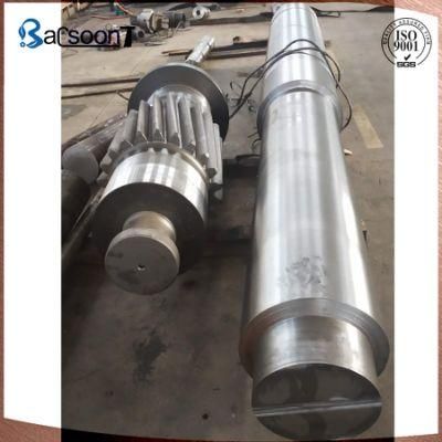 Customized Forged Steel Keyed Gear Shaft