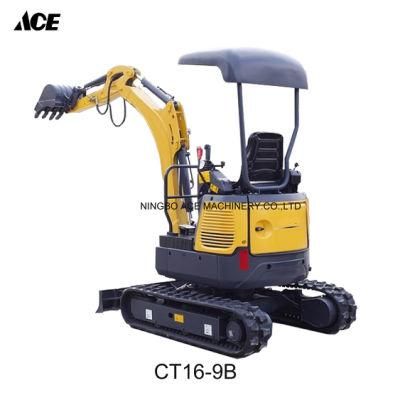 Chinese Construction Machine 1.6ton Digger Machine Hydraulic Excavator
