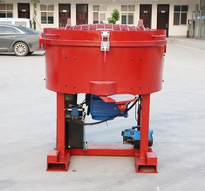 China Brand 250kg Mortar Refractory Material Mobile Pan Mixer