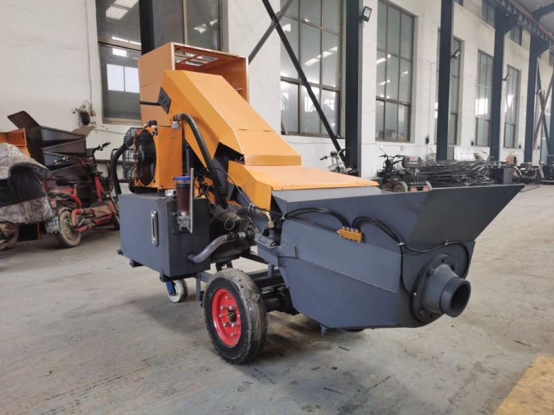 Small Concrete Delivery Pump with Electric and Diesel Power