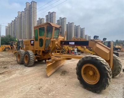 Original Japan Used Caterpillar 140h Motor Grader Cat 140h/140g/14G/140K Grader with Ripper