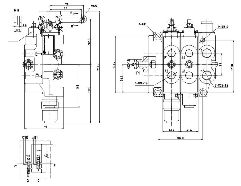 Hydraulic Multi Way Valve Good Price