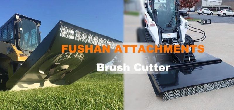 Cheaper Price Hydraulic Lawn Mower for All Brands Skid Steer Loader, Excavator and Loader Grass Cutter Brush Slasher for Sale