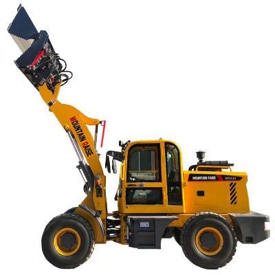 2200mm Low Height 2000kg Underground Loader Container Mini Wheel Loader