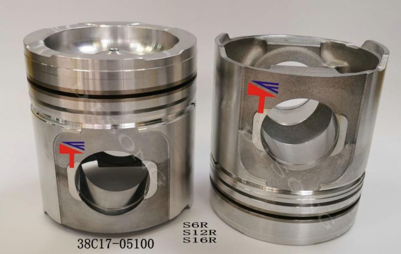 High-Performance Diesel Engine Engineering Machinery Parts Piston 38c17-05100 for Diesel Engine Parts S6r2 S12r S16r Generator Set