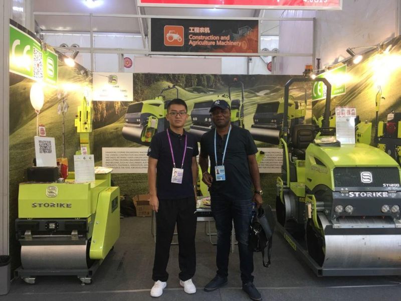 1/1.2/1.5/3/4 Ton Road Compactor Double Drum Hydraulic Asphalt Roller Vibratory Road Roller by Gasoline/Diesel Engine Price