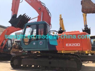 Cheap Japan Hydraulic Excavator Hitachi Ex200 Surplus Backhoecan Be Exported to Manila, Davao, Cebu