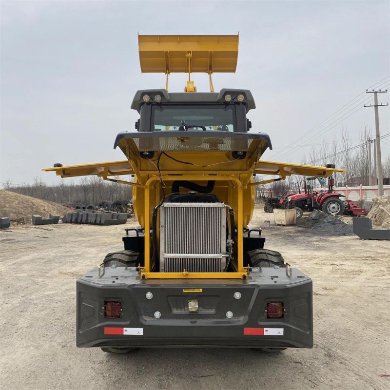 Walker-940 4WD Small Wheel Loader Diesel Mini Loader Skid Steer Loader 1.2 Ton Forklift Backhoe Front Loader
