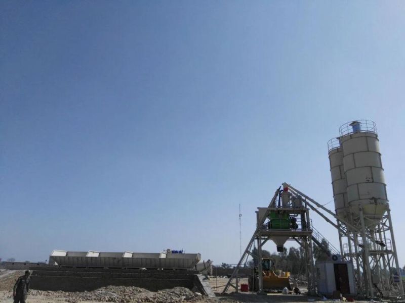 High Efficiency and Low Comsumpition 80t/H Concrete Mixing Plant