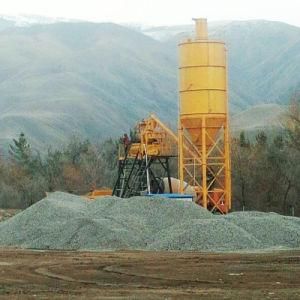 25 Cbm/H Stable Concrete Mixing Plant Used in Small Project
