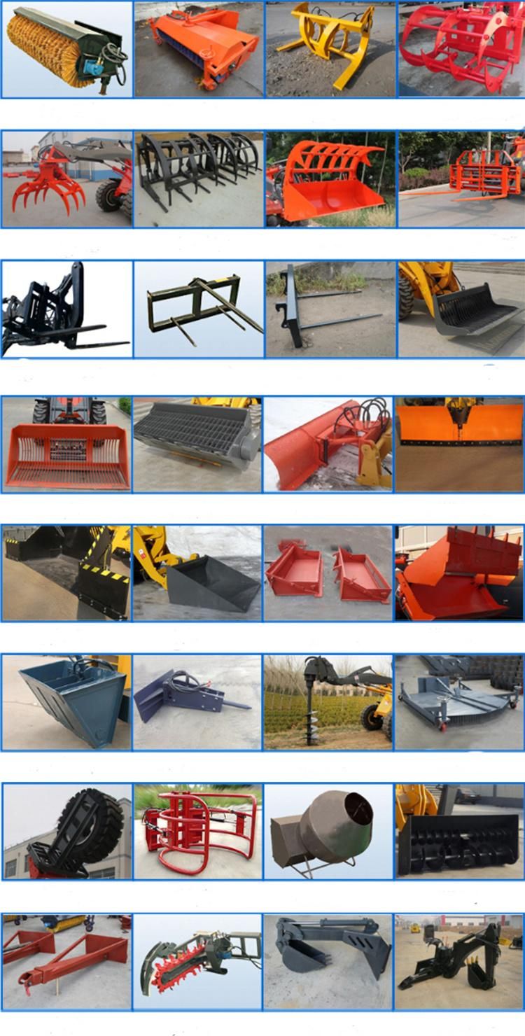 China Mini Backhoe Loader Wz20-16 4WD in Stock Good Price Hot Sale