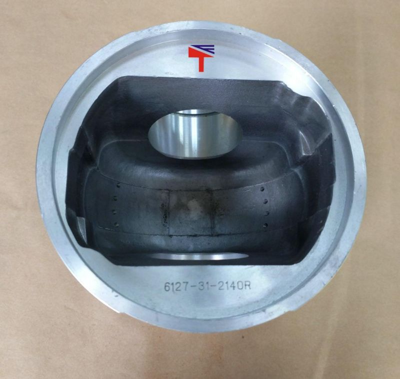 High-Performance Diesel Engine Engineering Machinery Parts Piston 6127-31-2140 for Engine Parts D155A S6d155 Generator Set
