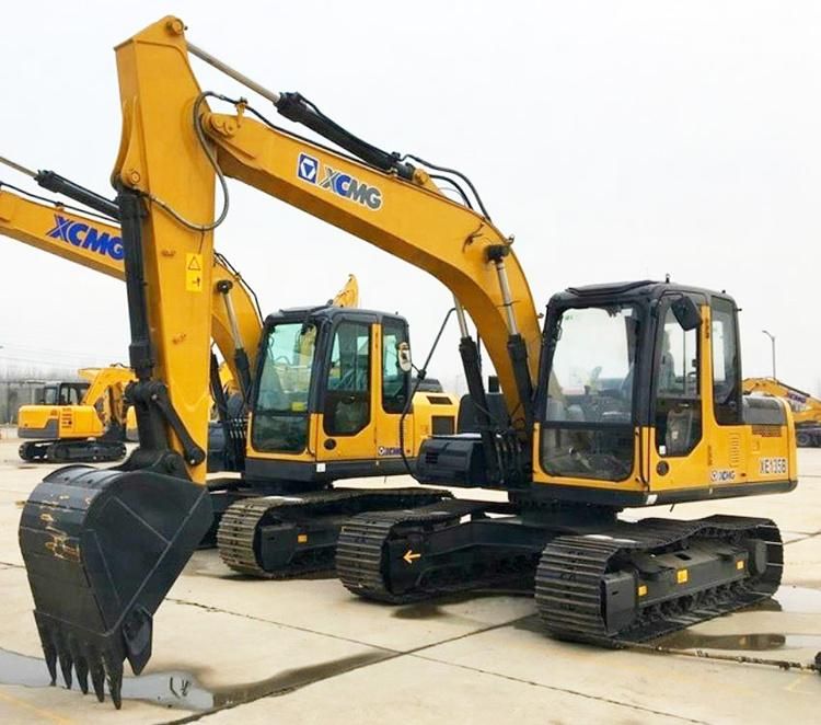 Chinese XCMG Xe135b 13ton Crawler Excavator for Sale