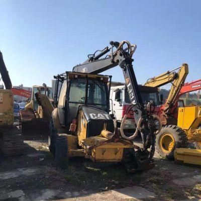 Original Cat 416e Wood Graber/Backhoe Loader on Promotion in Stock