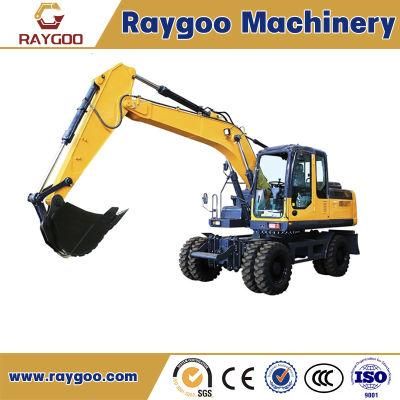 Medium Size Chinese High Quality 15ton Wheel Excavators with Diesel Engine