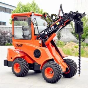 4 Wheel Drive Telescopic Boom Wheel Loader, Small Front End Loader Dy840