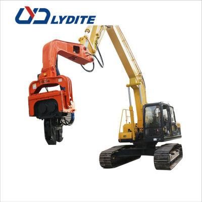 Construction Machinery Equipment 18-65t Excavator Mounted Hydraulic Pile Hammer Hydraulic Vibratory Pile Driver for Different Type of Pile