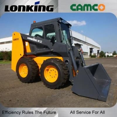 Factory Small Construction Earthmoving Equipment Compact Front Skid Steer Loader