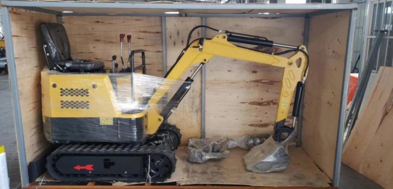 Hot Sell Max Digging Depth 1320mm Weight 1ton Mini Crawler Excavator