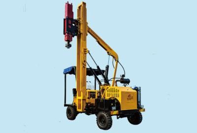 New Design Drilling Piling Screwing Ground Screw Pile Driver for Highway Guardrail Construction