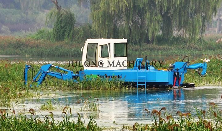 Julong Amphibious Type Multi-Function Dredger for Both Waters and Land