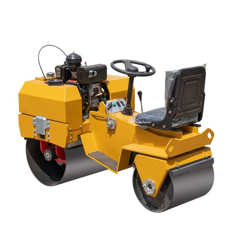 0.7t 2ton 5ton Road Compactor Double Drum Hydraulic Asphalt Roller Vibratory Road Roller Fyz-855 by Honda/Diesel Engine Price