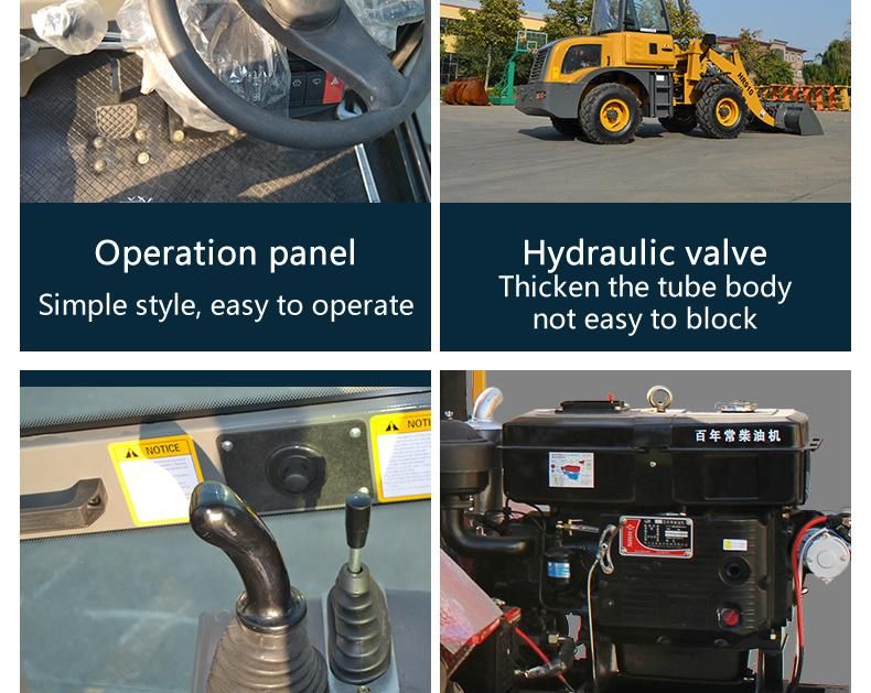Compact Equipment Small Wheel Loader for Sale