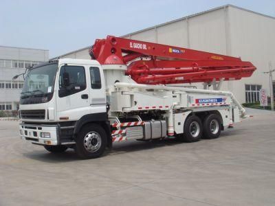 Brand 37m Truck Mounted Concrete Pump Truck with Chassis Hb37V