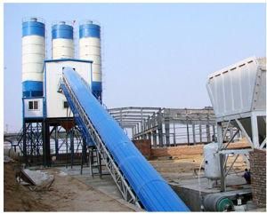 Belt Converyor Concrete Batching Plant Hzs90