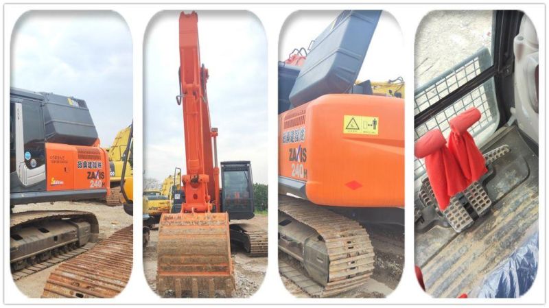 Used Hitachi Zx240h-3 Hydraulic Excavator Construction Machinery