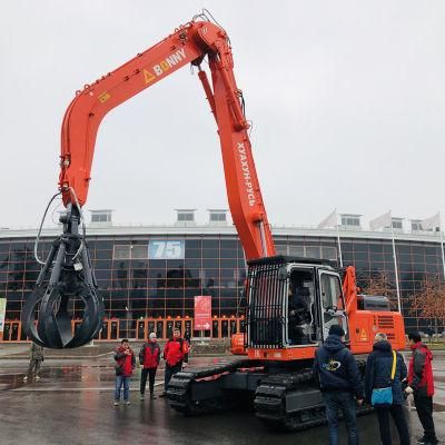 Bonny New Wzy32-8c 32 Ton Hydraulic Crawler Material Handler with Orange-Peel/ Clamshell/ Log Grab/ Lifting Magnet Devices