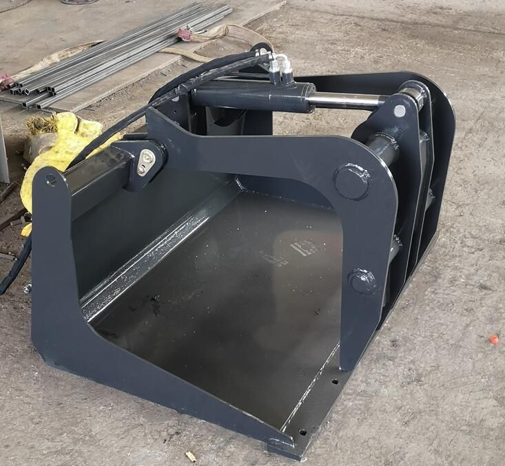 Skid Steer Hydraulic Grapple Bucket Attachments