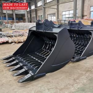 Factory Sale Excavator Weed Bucket Sieve Bucket for 30t Excavator