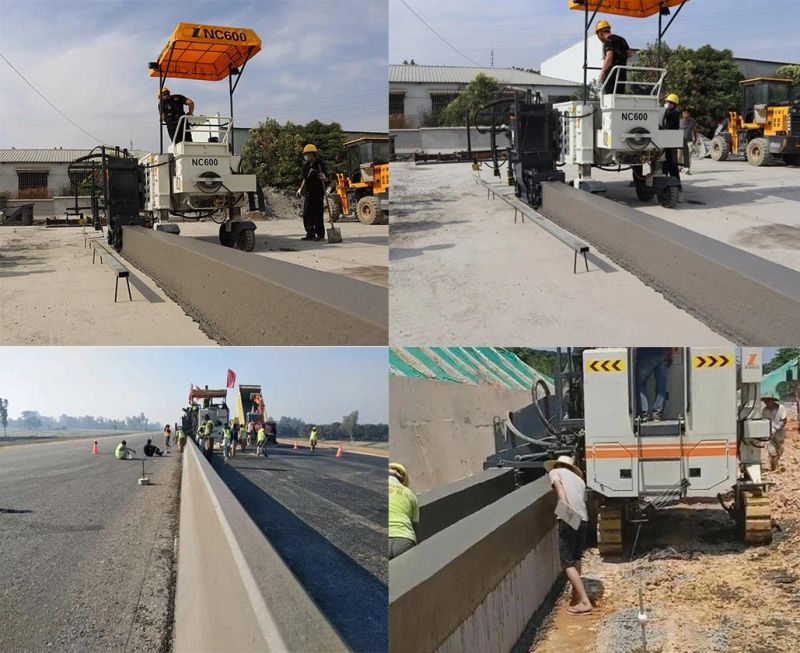 New Jersey Guardrail Side Paving Purposes Road Concrete Curb Kerb Machine Slip-Form Pave Machine Road Construction