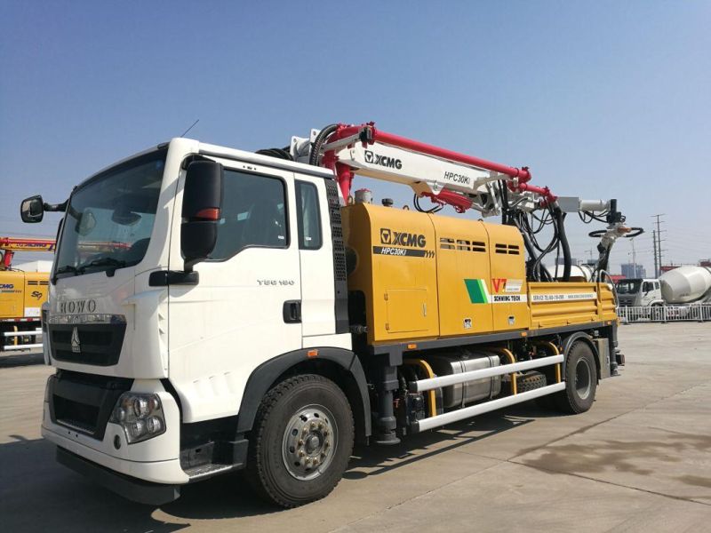 XCMG Schwing Official 132kw Truck Mounted Concrete Spraying Machine Hpc30V Shotcrete Machine with HOWO Chassis Price